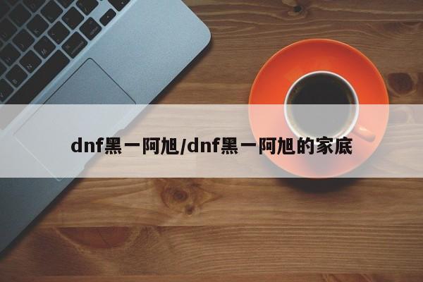 dnf黑一阿旭/dnf黑一阿旭的家底