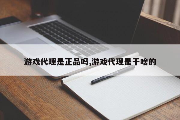 游戏代理是正品吗,游戏代理是干啥的